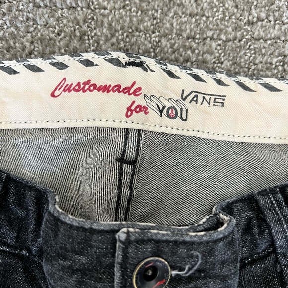 VANS Customade Jeans For You Jeans 36x34 Denim Straight Dark Wash - Picture 3 of 14